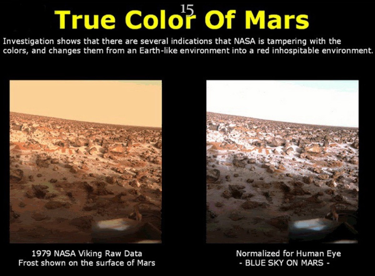 TRUE COLOR OF MARS